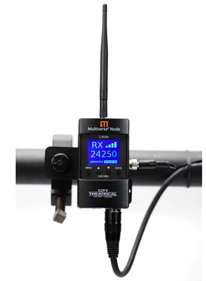 CITY THEATRICAL 5903 Multiverse Node 2.4GHz User Manual - Mounting