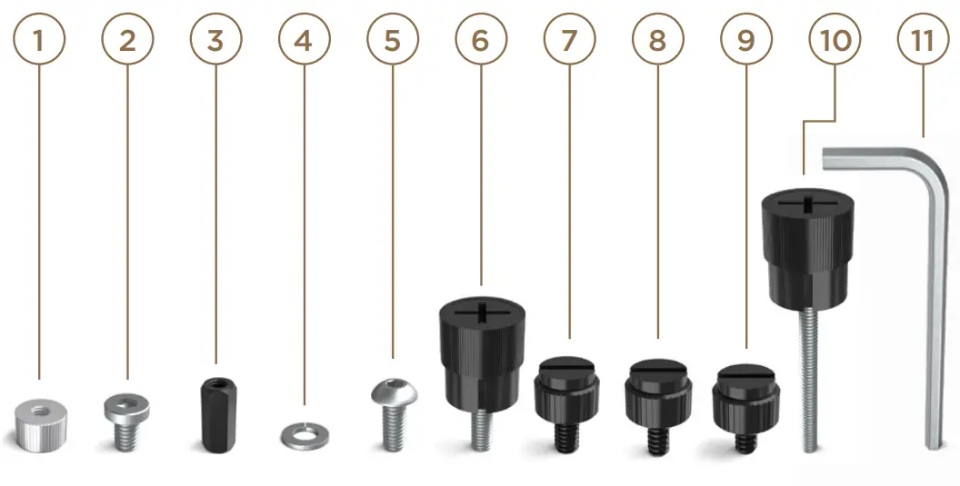 PRAXIS MWB BK O Primochill Wetbench- HARDWARE