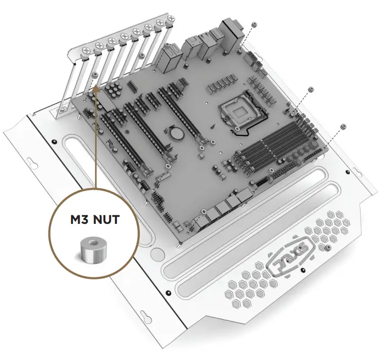 PRAXIS MWB BK O Primochill Wetbench-HARDDRIVE INSTALL