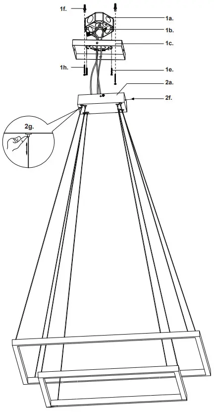 KUZCO CH85232 Ceiling LED Chandelier