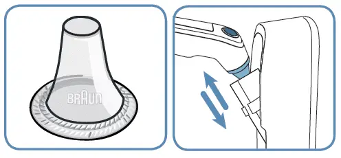 Attach new probe cover
