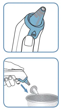 Remove used probe cover