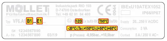 MOLLET VF6 Vibro Level Indicator-19