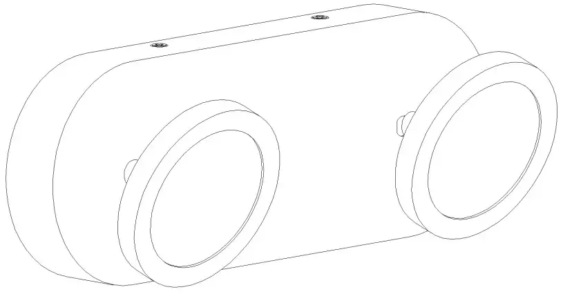 ZEVNI A04655 Damla 12 Inch Wide Black LED Vanity Light -