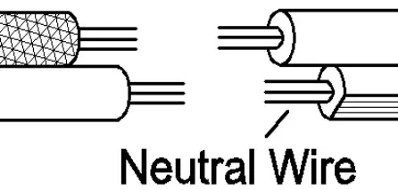 ZEVNI A04655 Damla 12 Inch Wide Black LED Vanity Light - GROUND WIRES