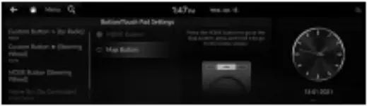 GENESIS 2022 G80 - HOME BTN