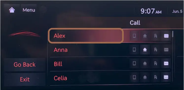 GENESIS 2022 G80 - MAKING A CALL 2