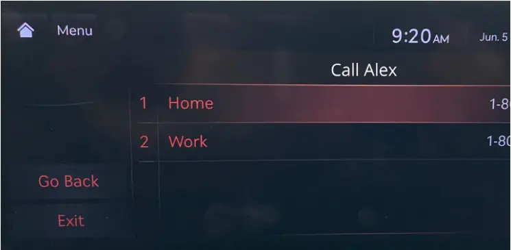 GENESIS 2022 G80 - MAKING A CALL 3