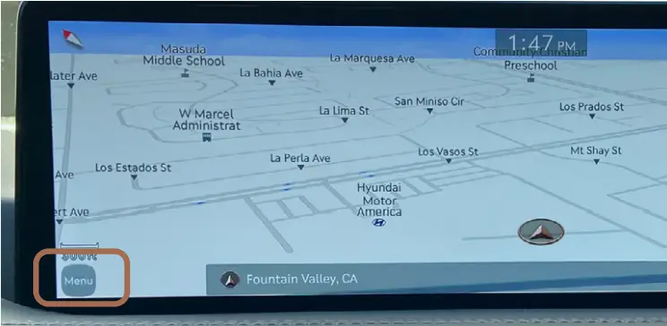 GENESIS 2022 G80 - MAP DISPLAYS 2