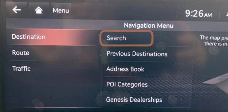 GENESIS 2022 G80 - NAVIGATION 6
