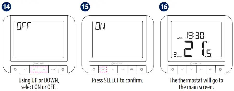SALUS RT520TX Thermostat - Fig 20