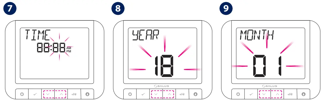 SALUS RT520TX Thermostat - Fig 9