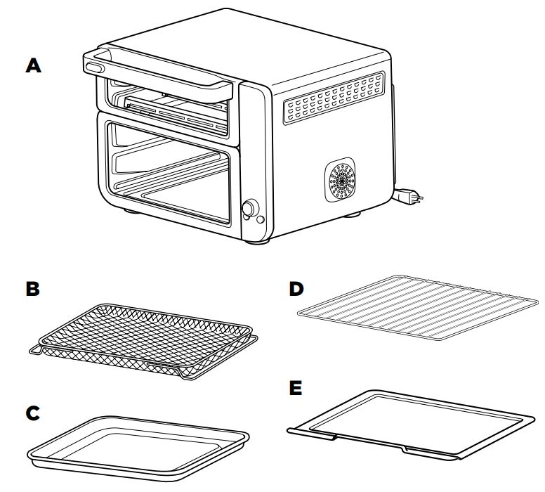 NINJA DCT400 Series Foodi Double Oven - fig