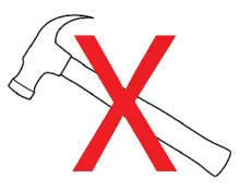 Install Trace Horizontal in Notched Mounting Channel