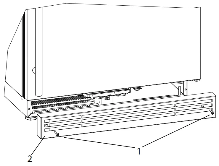 Installing the grille 