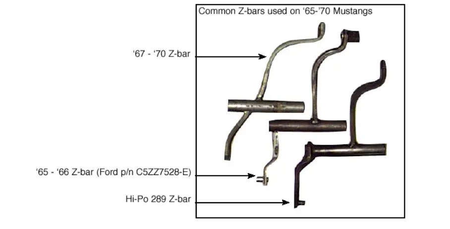 JBA-1650S-Mercury-Cougar-Mid-Length-5-8-Inch-Header-Shorty-Stainless-Steel-65-Owner-FIG-1