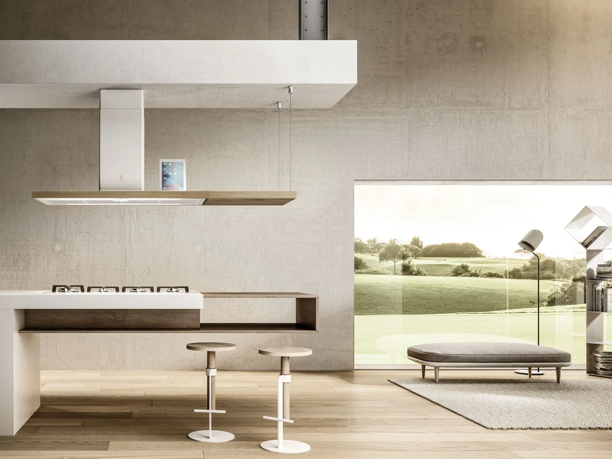 elica WH/A/120X53 Island Hood