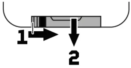 beamZ Pro BAC503 LED PAR Light - side of the remote