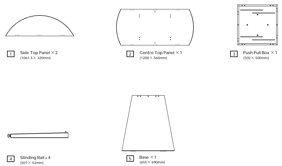habitat Iver Dining Table and 4 Hannah Black Chairs - Panels