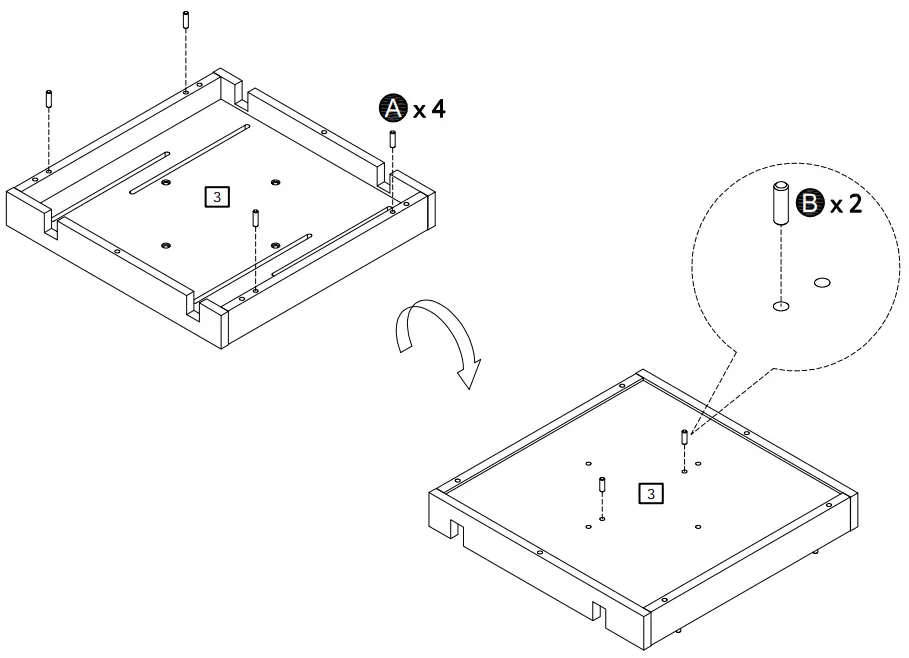 habitat Iver Dining Table and 4 Hannah Black Chairs - Panels2