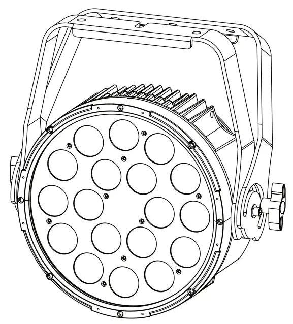 ELATION PROFESSIONAL SIXPAR 300IP 6 In 1 Rgbaw Uv Led