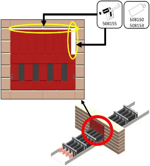 nVent FleXbus Foam Barrier Dispenser A9