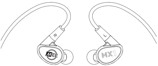 MEE audio BTC2 Bluetooth Wireless Adapter - INSTALLING EARPIECES