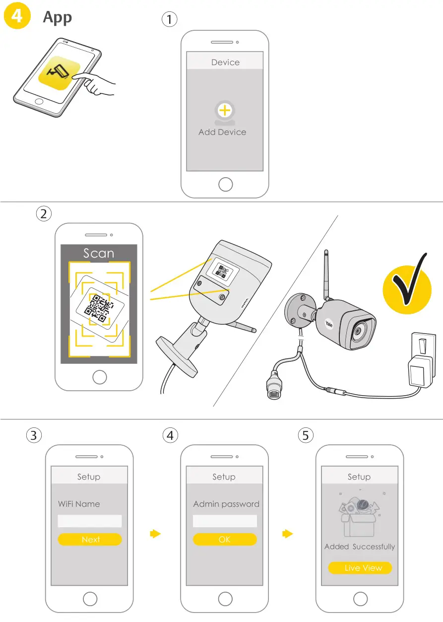 Yale SV-DB4MX-B Outdoor Pro Wi-Fi 4MP Camera - App Overview