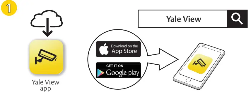 Yale SV-DB4MX-B Outdoor Pro Wi-Fi 4MP Camera - App download
