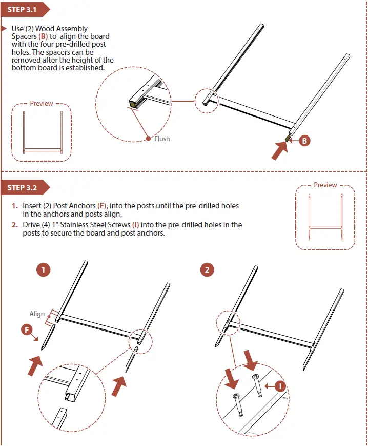 ENCLO EC18009 Charleston Screen Kit 38 W x 42 H STEP 3
