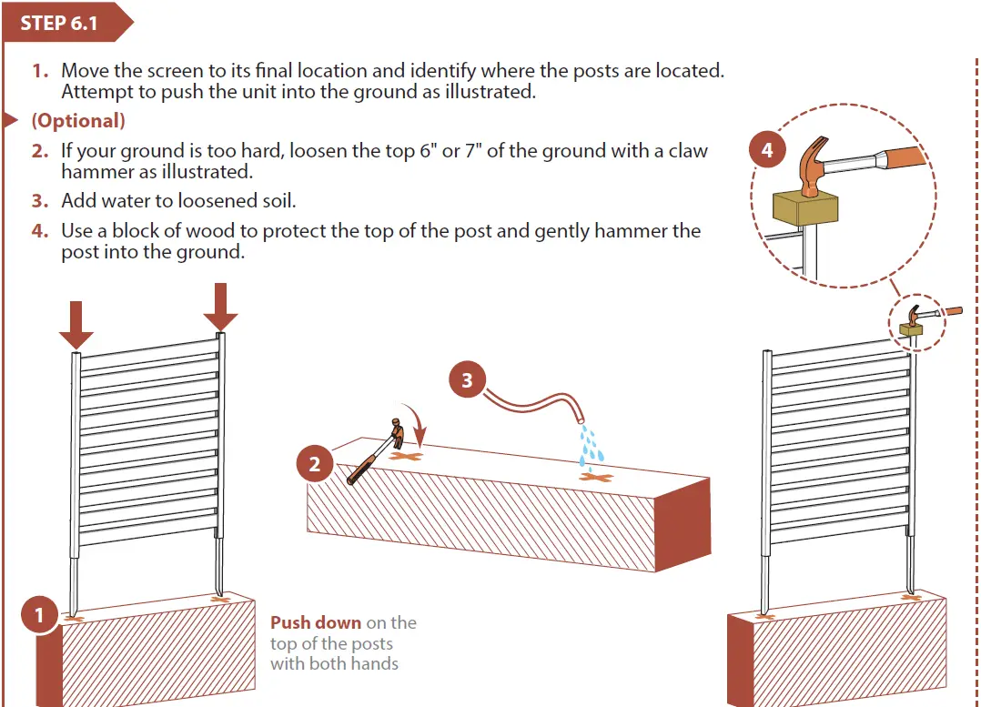 ENCLO EC18009 Charleston Screen Kit 38 W x 42 H STEP 6