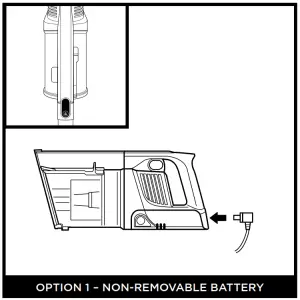 Shark IZ340 Series PowerFins Cordless Vacuum --CHARGI