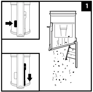 Shark IZ340 Series PowerFins Cordless Vacuum --CHTo remove