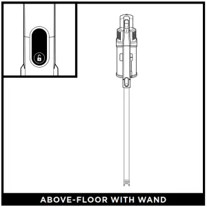 Shark IZ340 Series PowerFins Cordless Vacuum --WITH WAND