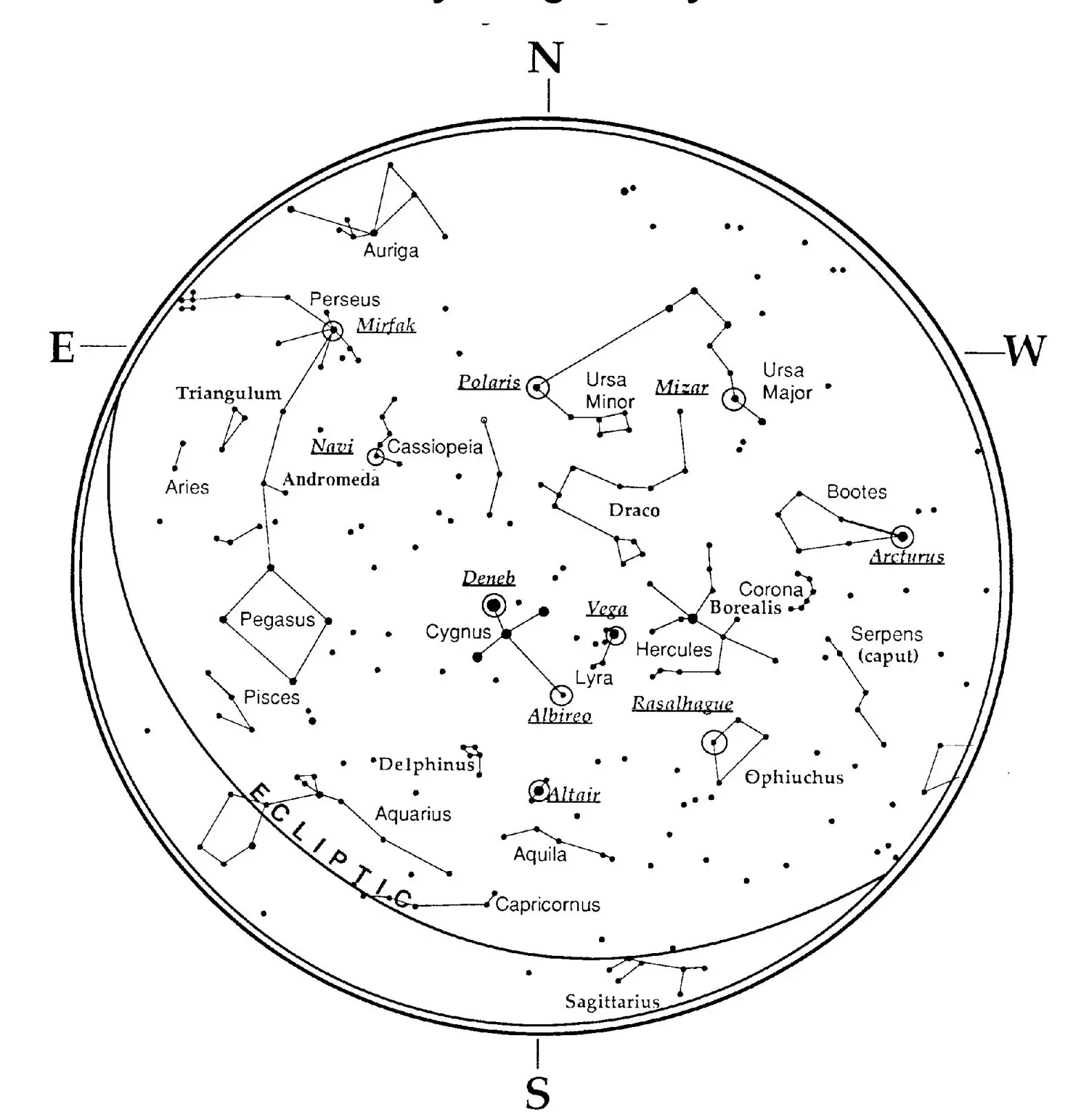 ORION 10140 StarBlast 114mm Autotracker-July - August Sky