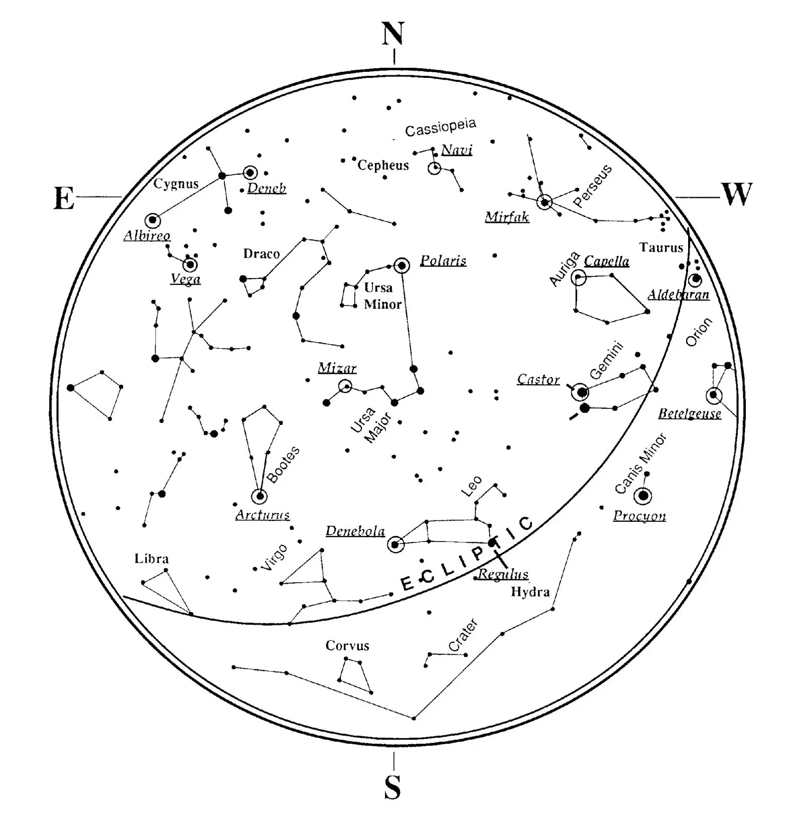 ORION 10140 StarBlast 114mm Autotracker-March - April Sky
