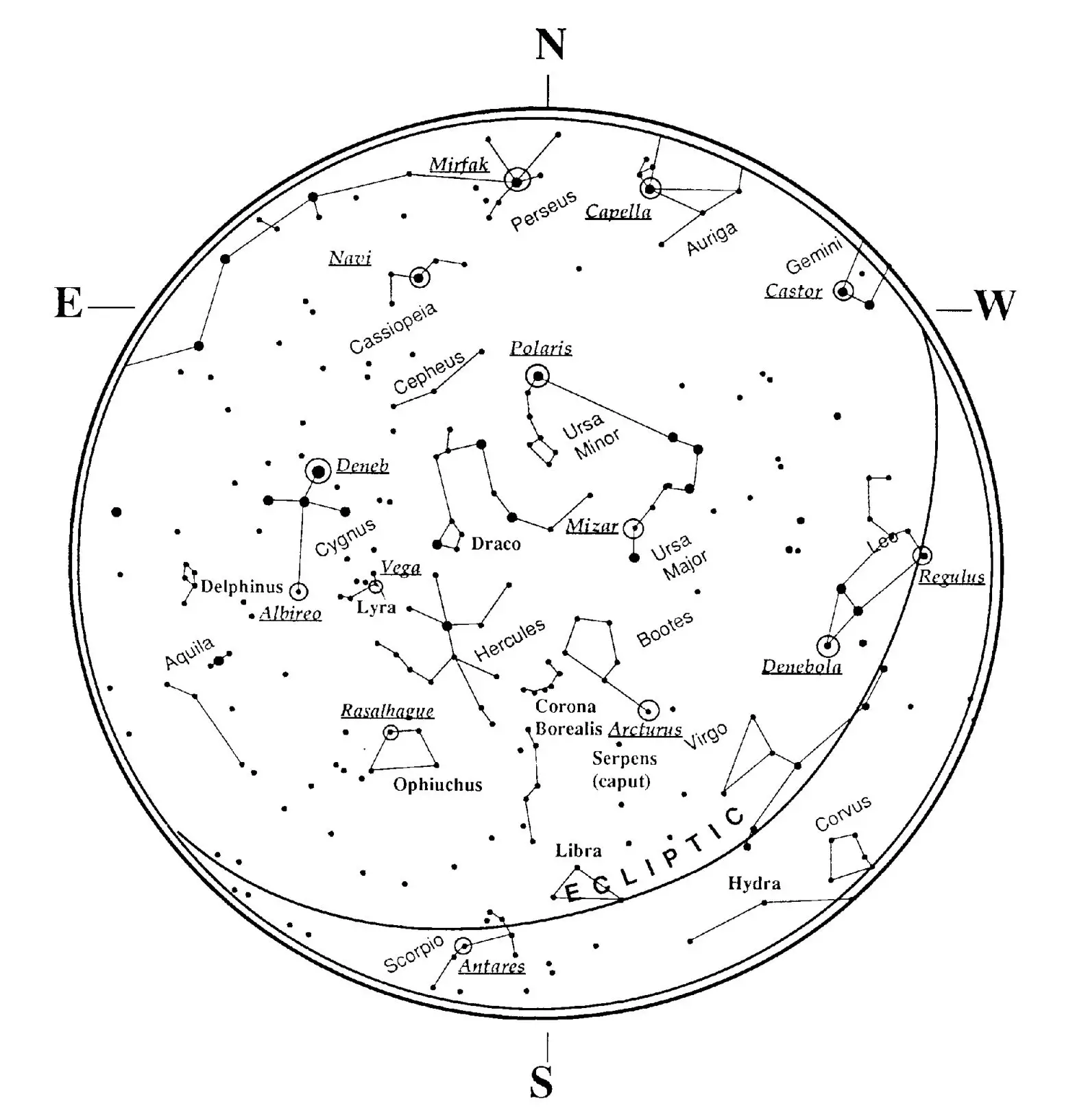 ORION 10140 StarBlast 114mm Autotracker-May - June Sky