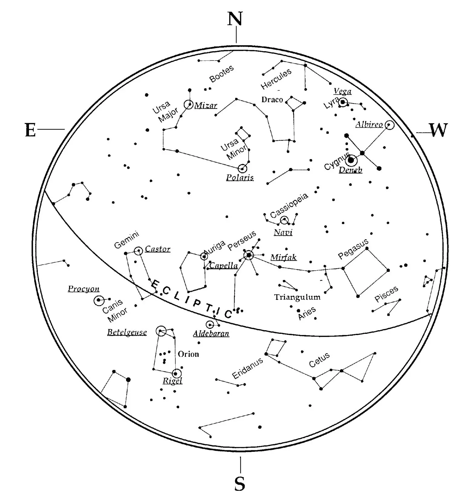 ORION 10140 StarBlast 114mm Autotracker-November - December Sky