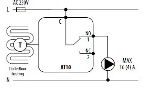 SALUS Contact Thermostat Capillary Thermostat fig 2