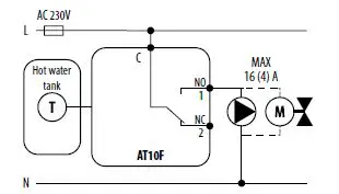 SALUS Contact Thermostat Capillary Thermostat fig 3