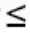 Inequality sign