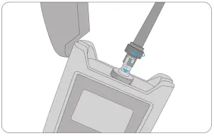 FS FOPM-201 Fiber Tester Optical Power 1. Install ST