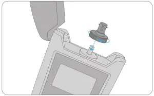 FS FOPM-201 Fiber Tester Optical Power - Inserting