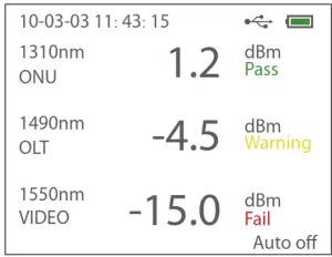 FS FOPM-201 Fiber Tester Optical Power - Tests