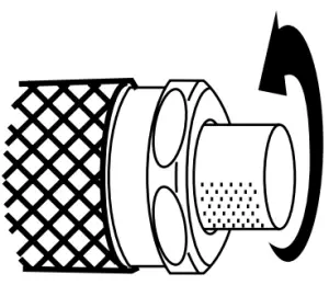 Loosen the Lock Knob