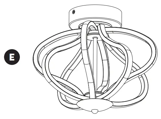 artika FM MD CR Meridian LED Ceiling Light - LED ceiling light