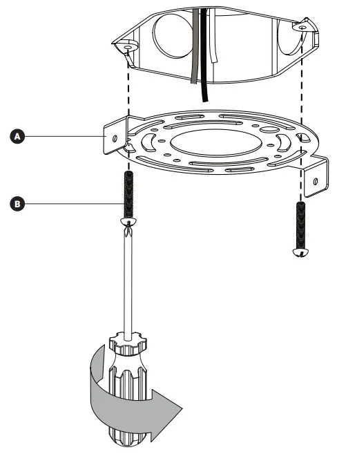 artika FM MD CR Meridian LED Ceiling Light - MOUNTING