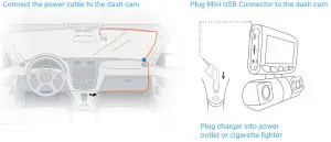 FIG 12 Installing the camera onto the Windshield