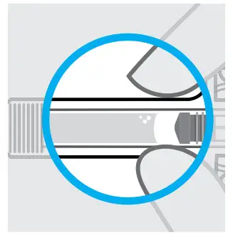 Simponi golimumab SmartJect Autoinjector- Inspect liquid