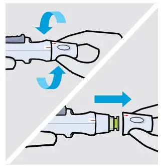 Simponi golimumab SmartJect Autoinjector- Remove cap